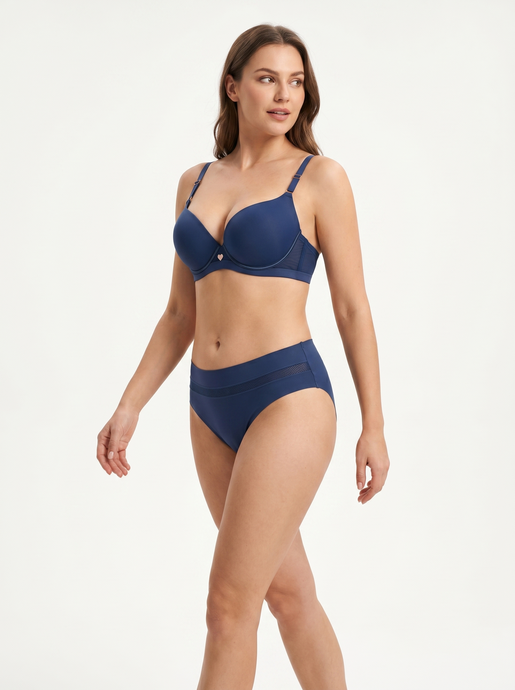 Plunge Mesh Lingerie-Set