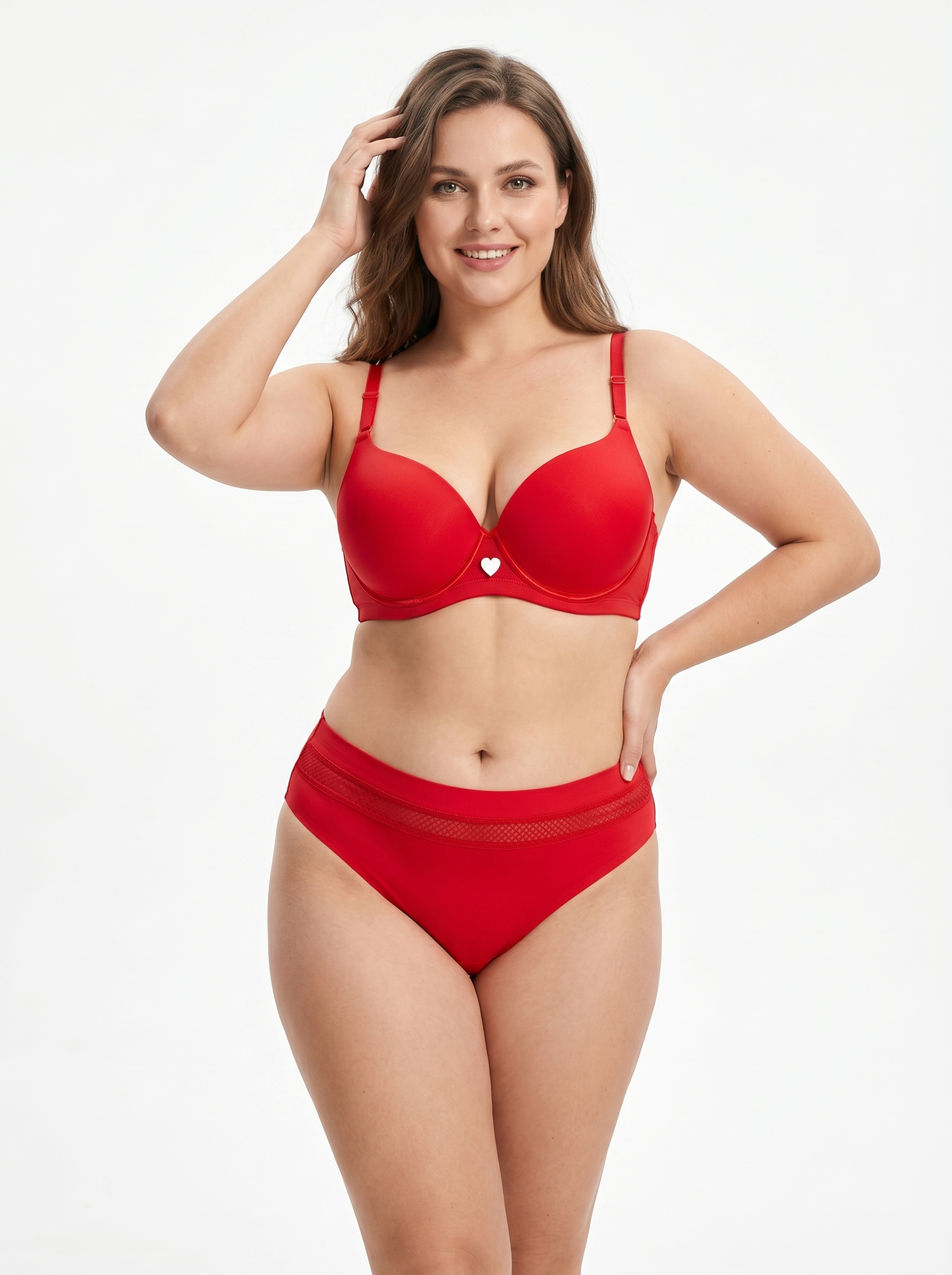 Plunge Mesh Lingerie-Set