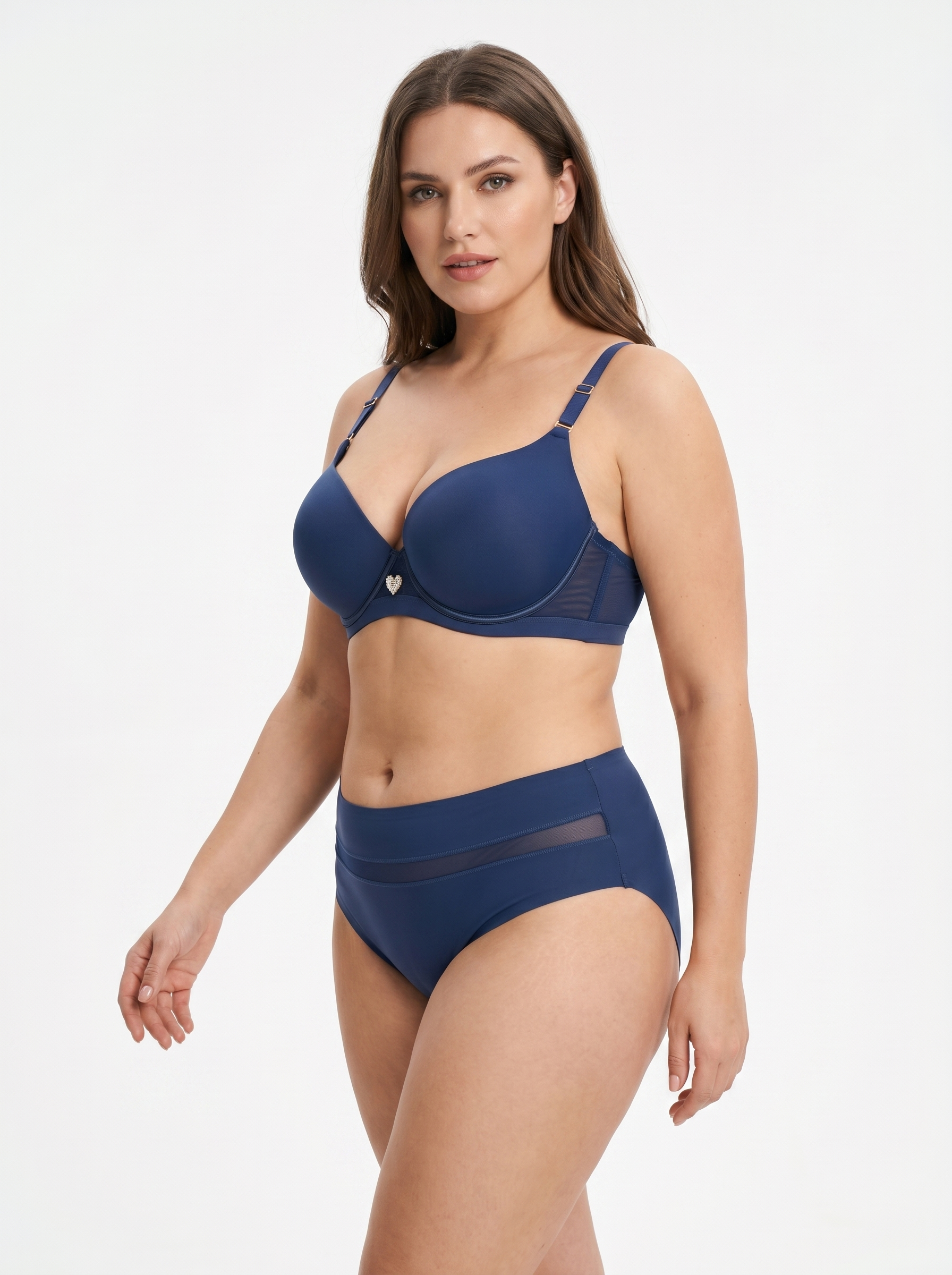 Plunge Mesh Lingerie-Set
