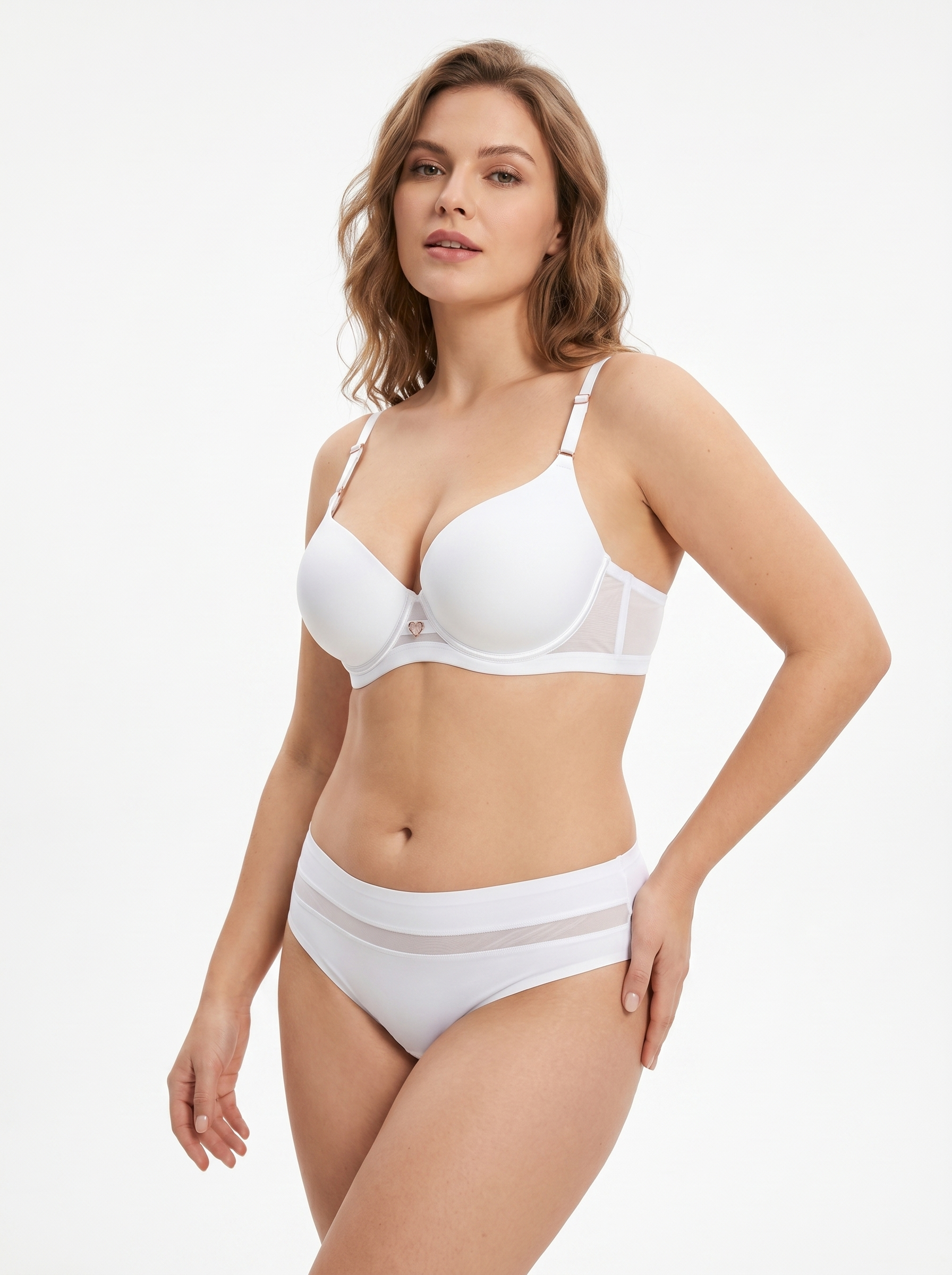 Plunge Mesh Lingerie-Set