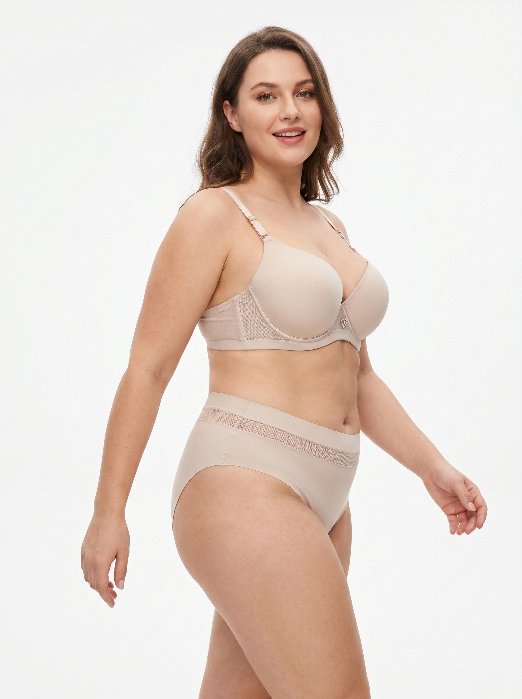 Plunge Mesh Lingerie-Set