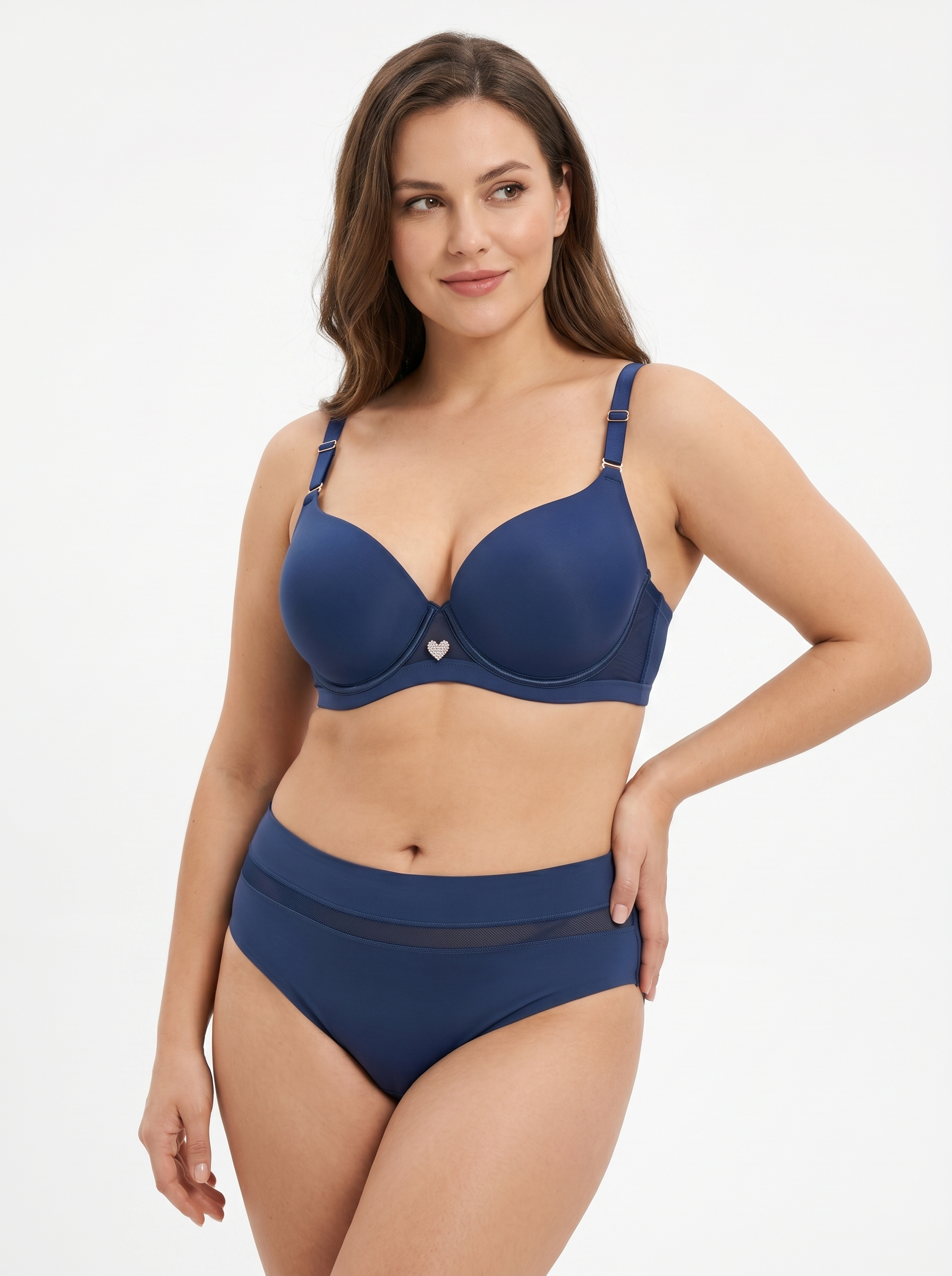 Plunge Mesh Lingerie-Set
