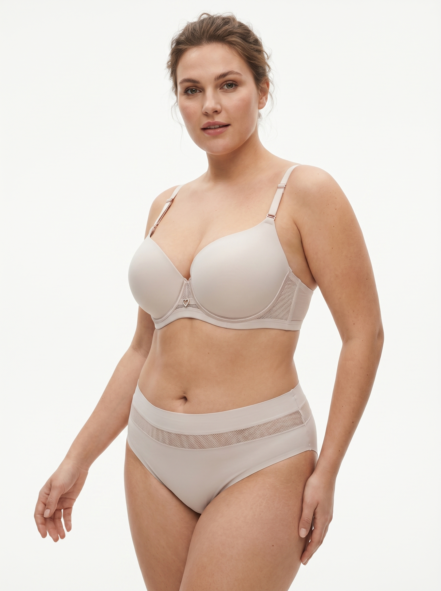 Plunge Mesh Lingerie-Set