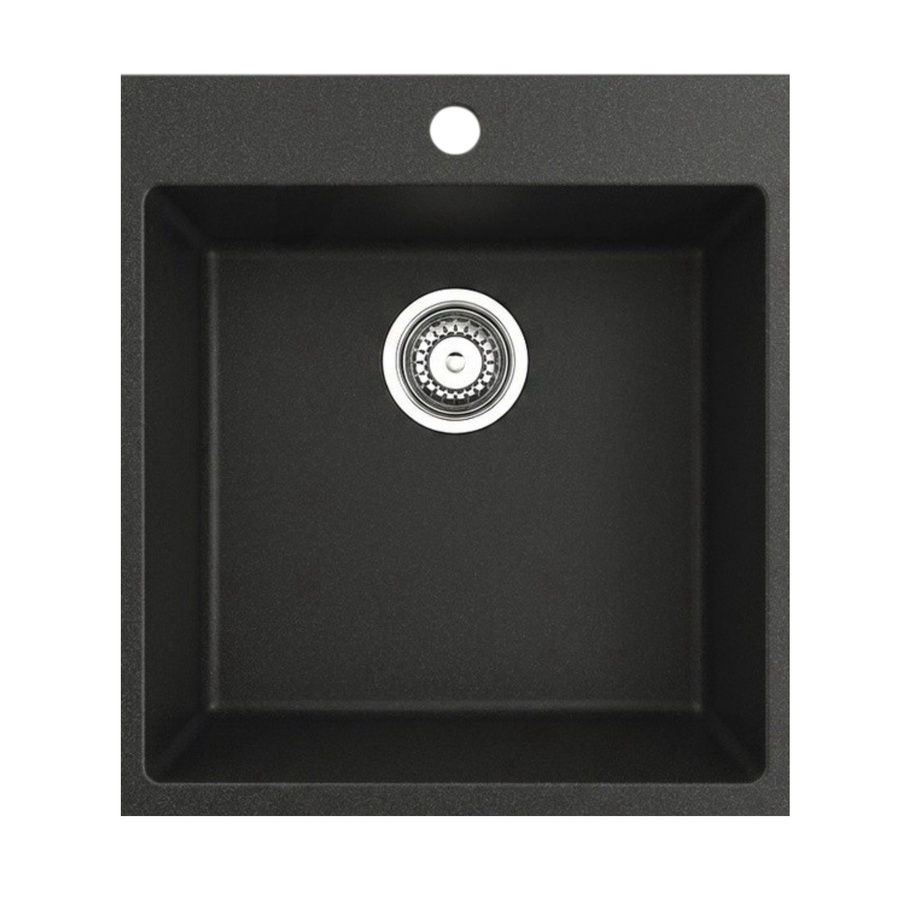 SAN PEDRO "VISTA" GRANITE COMPOSITE KITCHEN SINK 40X50 CM - BAR & OUTDOOR MATTE BLACK