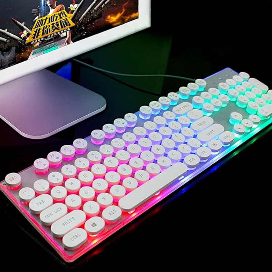 HP GK400Y Mechanical Gaming Keyboard – White