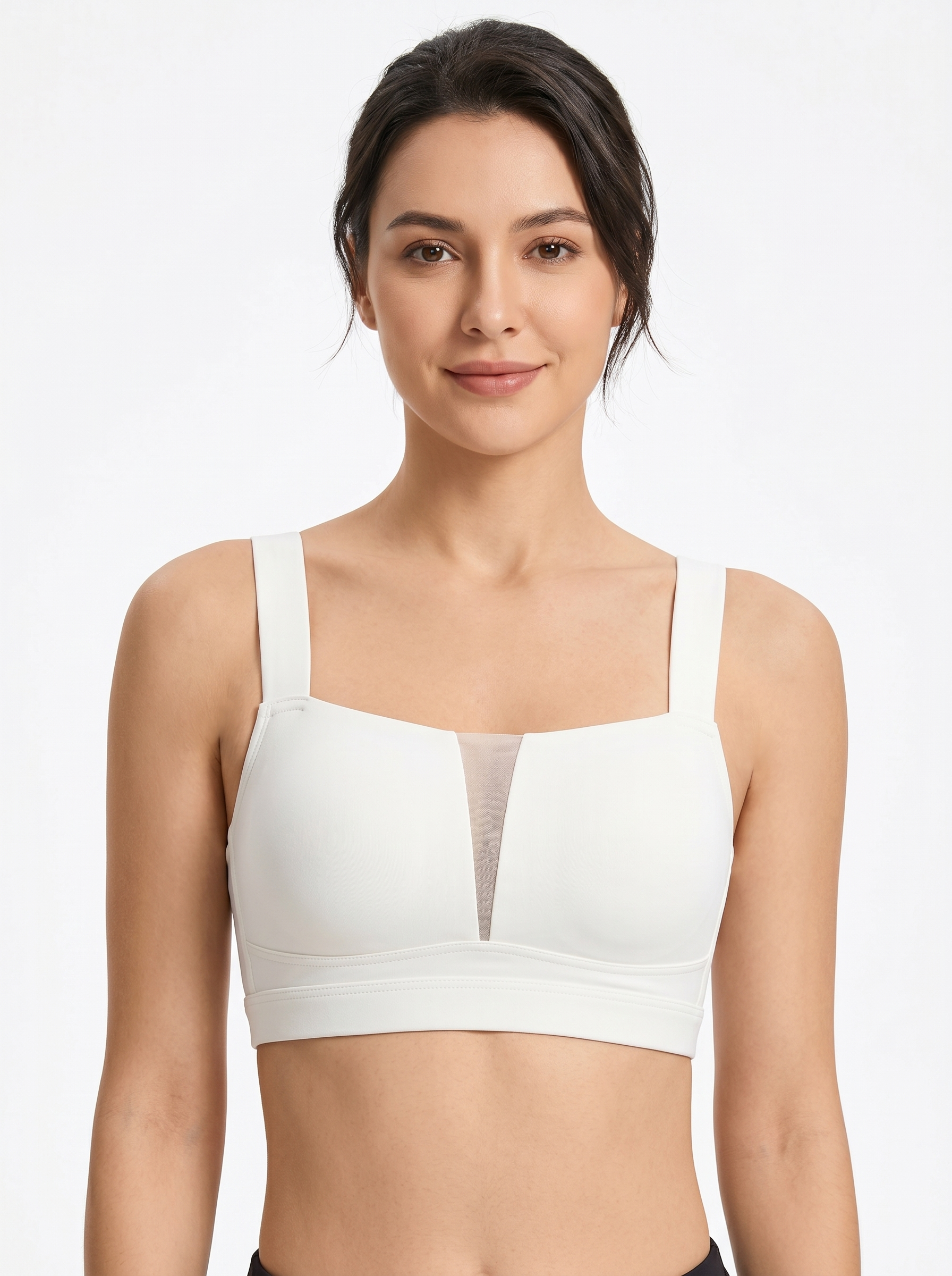 Wide Strap Yoga Bra