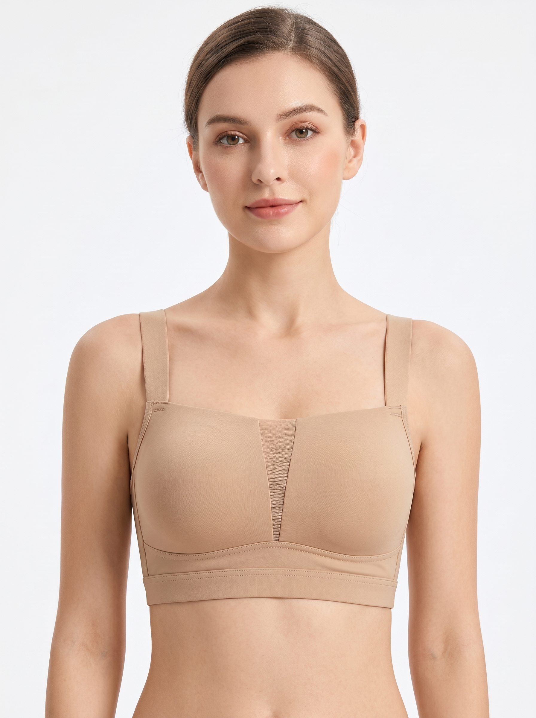 Wide Strap Yoga Bra
