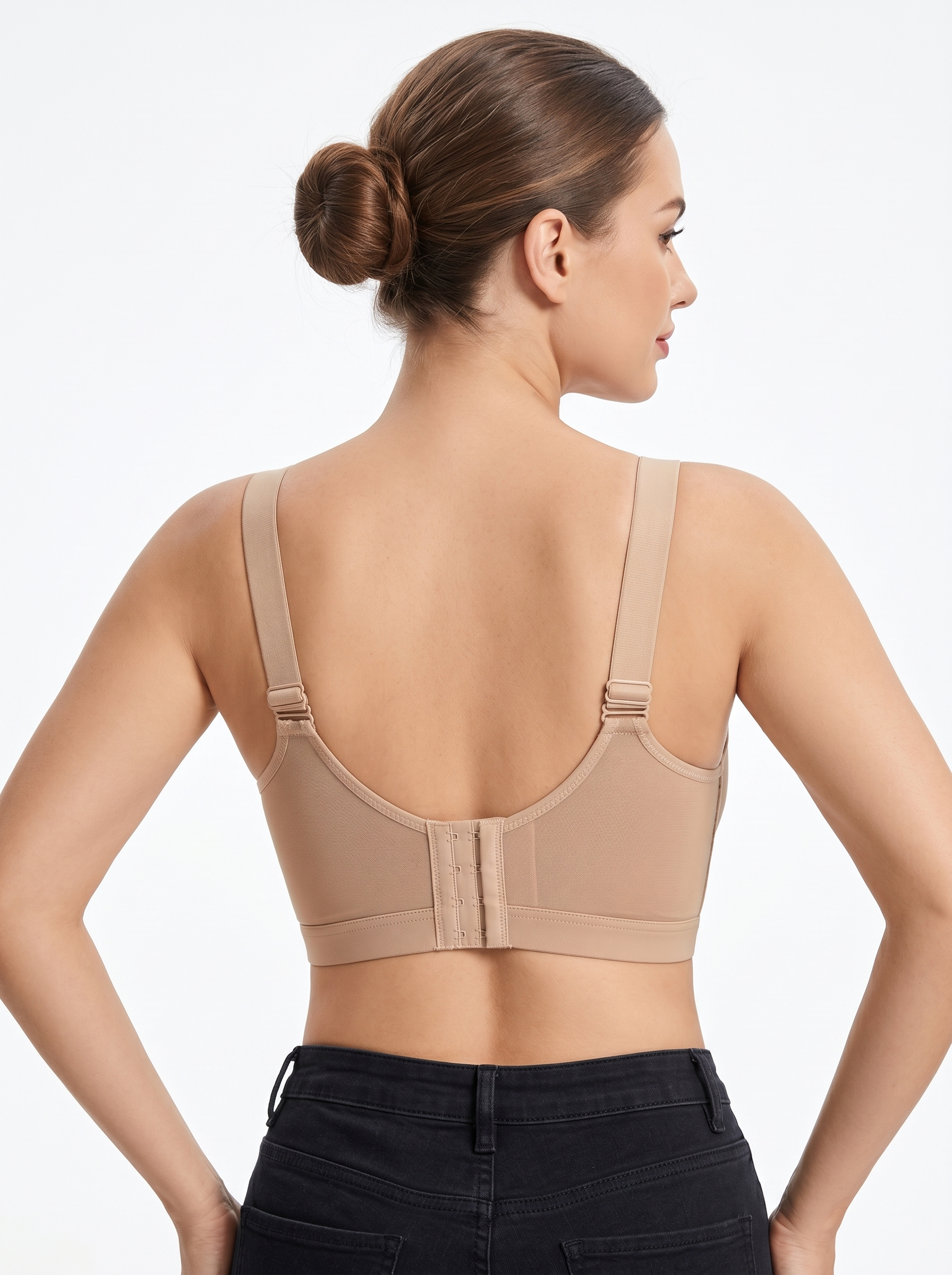Wide Strap Yoga Bra