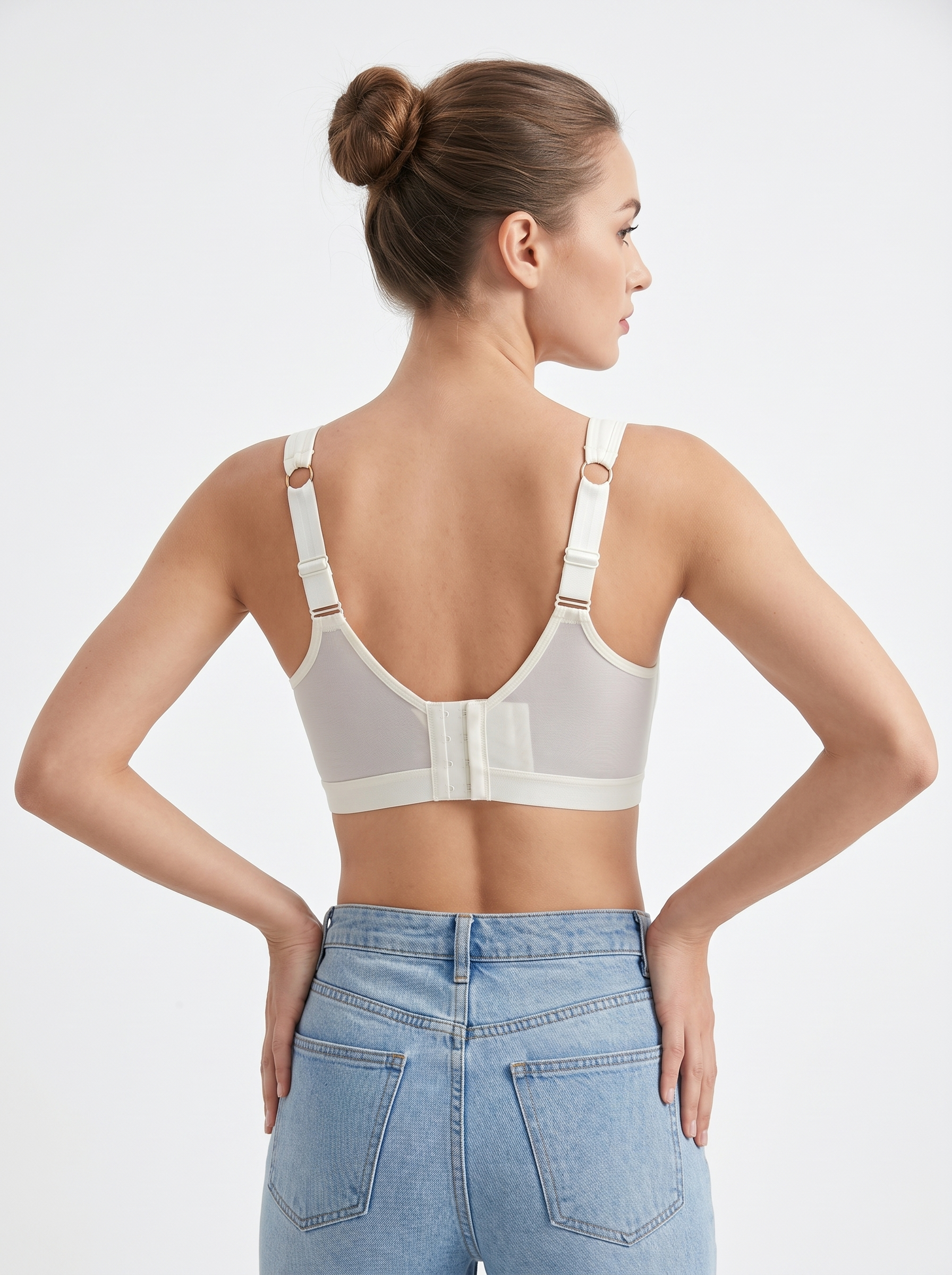 Wide Strap Yoga Bra