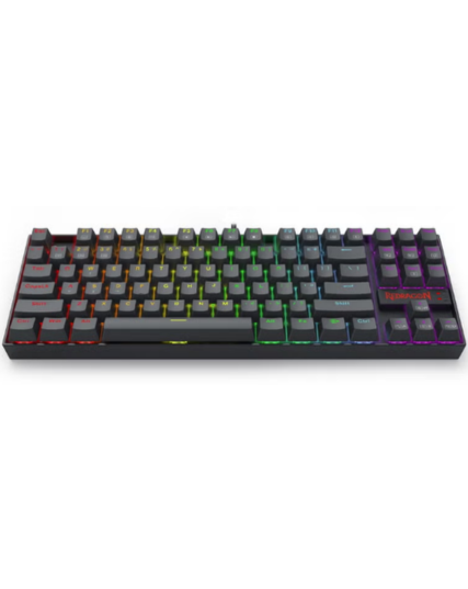REDRAGON Wireless Mechanical Keyboard K552-KRS Kumara Elite TKL with Red Switches , Tri-Mode 2.4GHz Bluetooth USB Wired, Rainbow