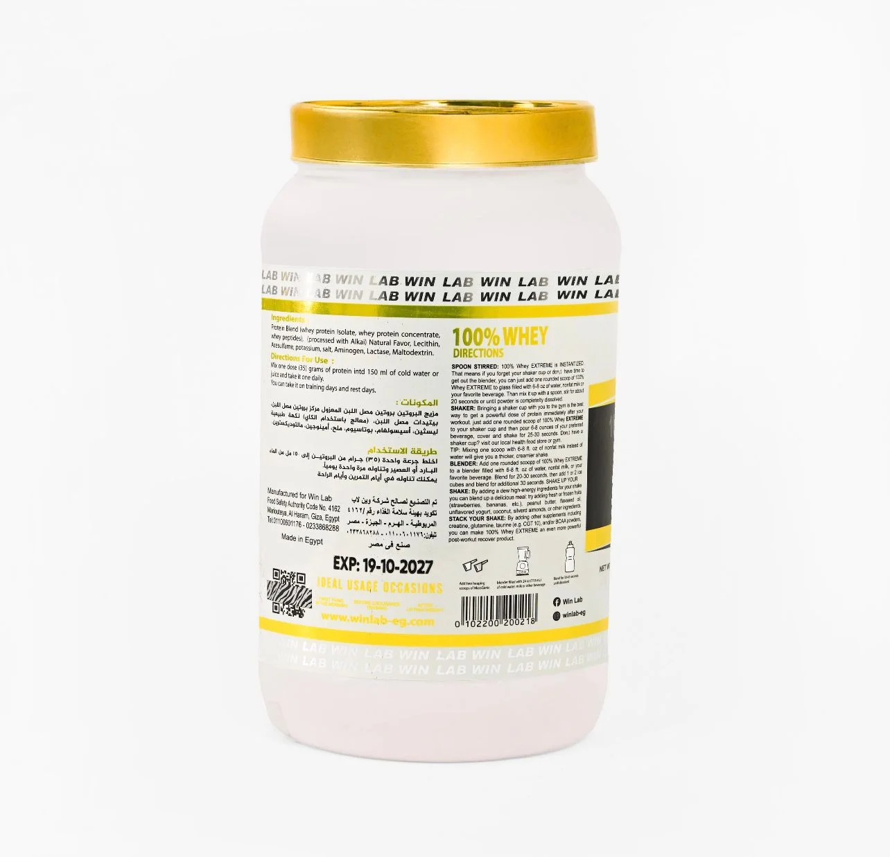 Whey Protein Win Lab 1kg-33serv