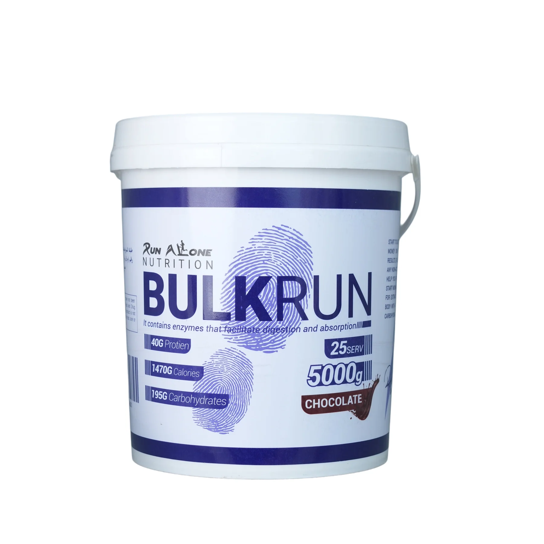 Run Alone Nutrition Bulk Run Mass Gainer-25Serv.-5Kg