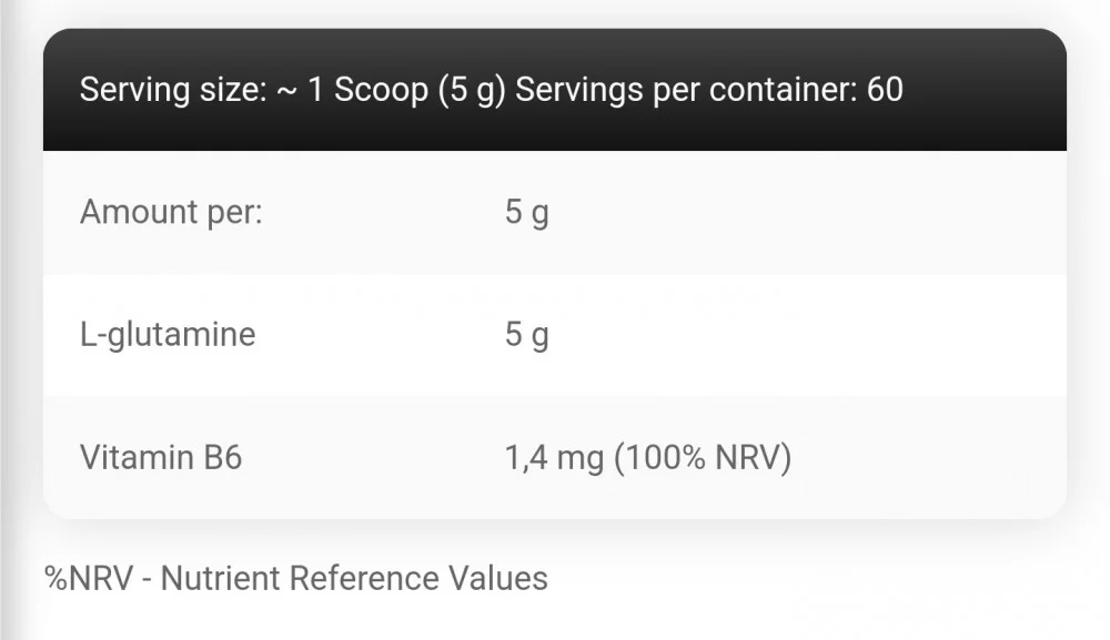 Anabolic Glutamine 300g