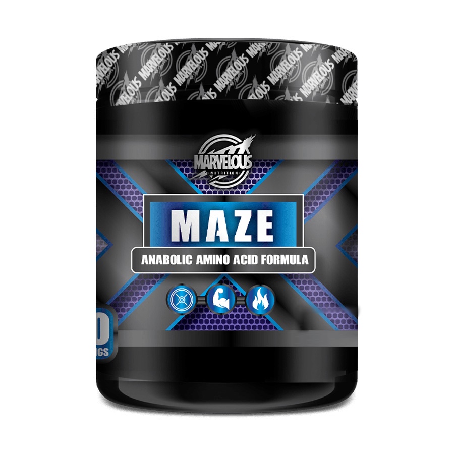 Marvelous Nutrition Maze Anabolic amino Acid Formula-400G-25Serv.-Strawberry