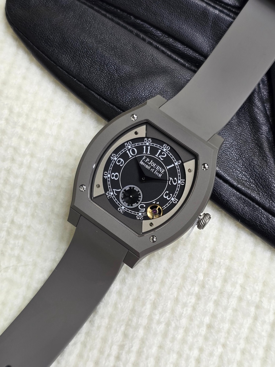   F.P. Journe Élégante Titalyt 48 Titanium Quartz 40mm Black Dial Unisex super clone Swiss 