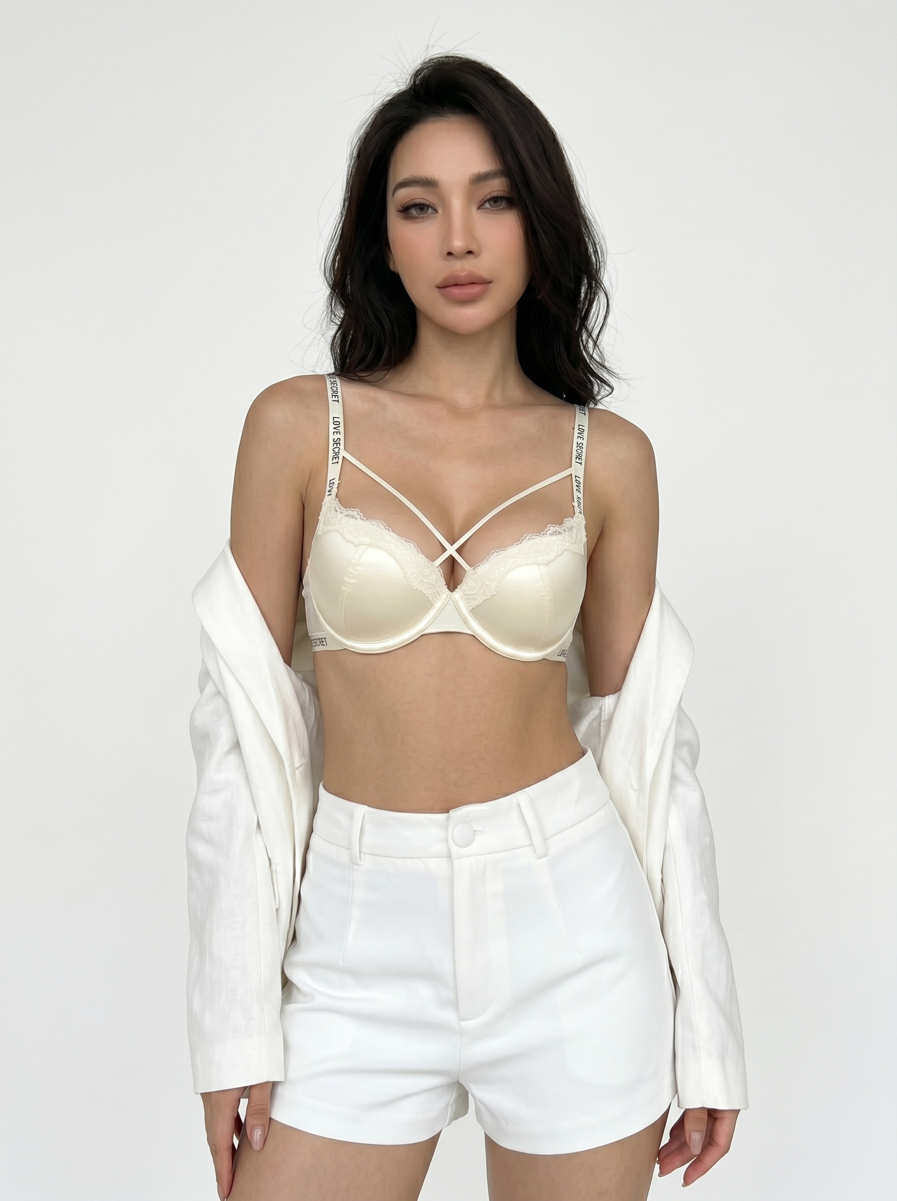 Leopard Print Strappy Push Up Bra