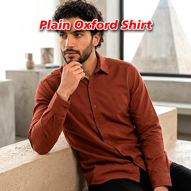 Plain Oxford Shirt
