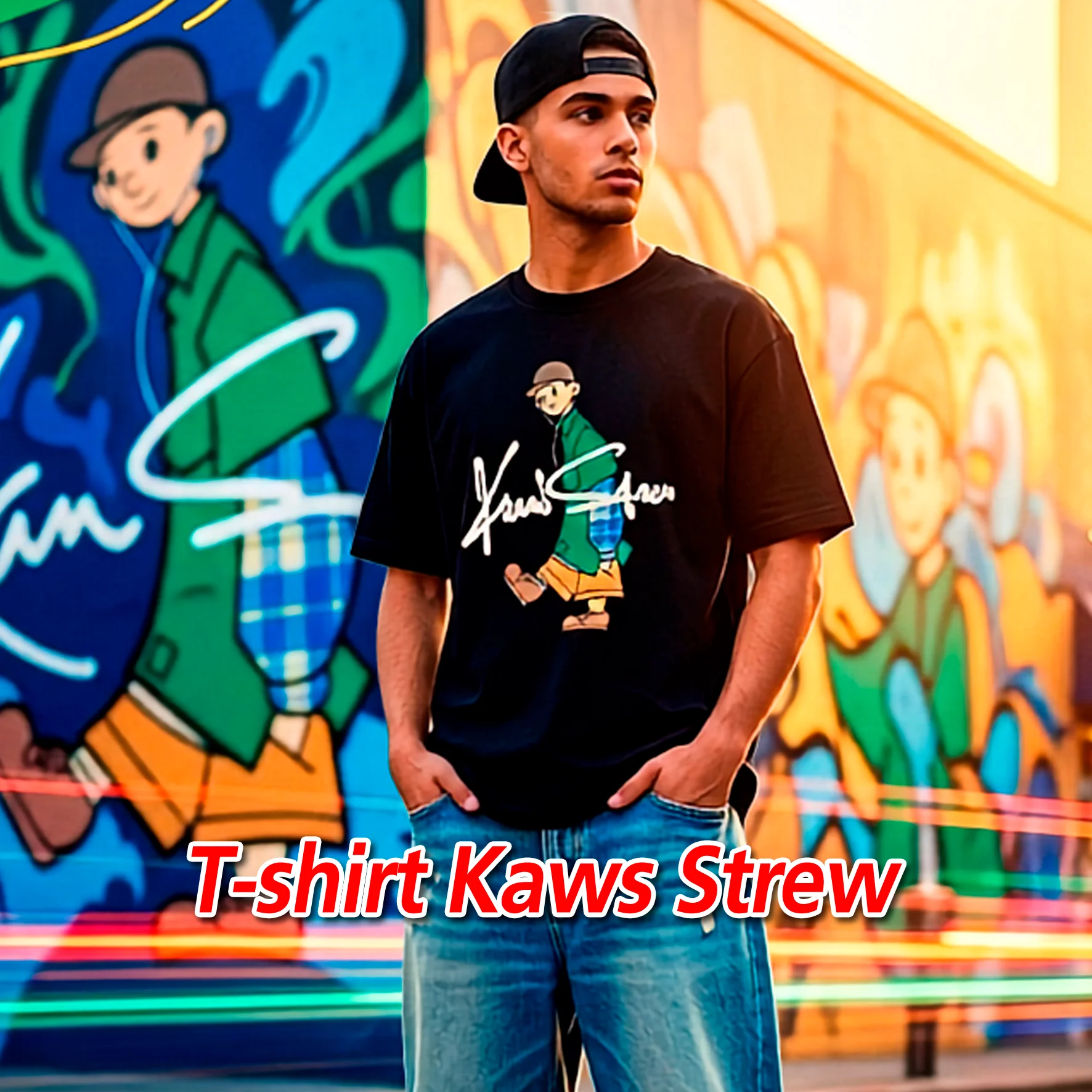 T-shirt Kaws Strew