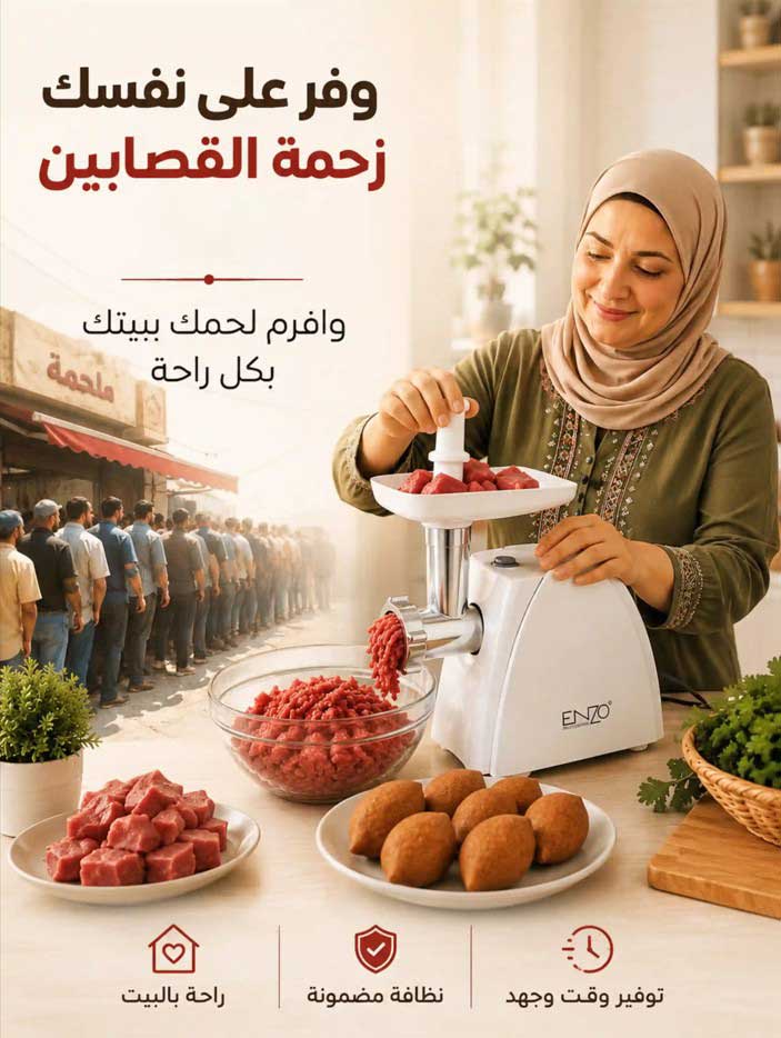 النظافة والأمان مع مفرمة اللحوم