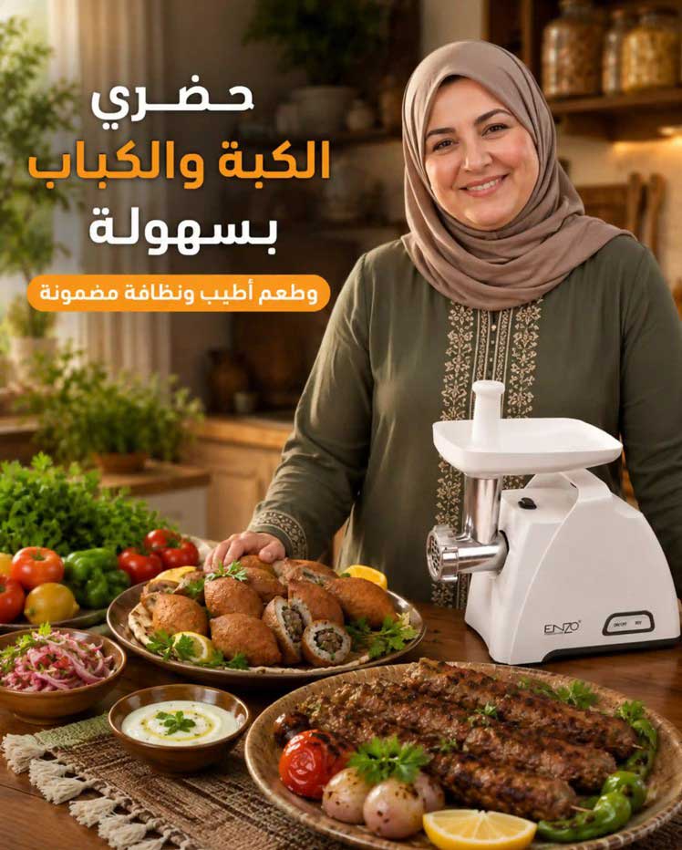 ملحقات وتفاصيل المفرمة