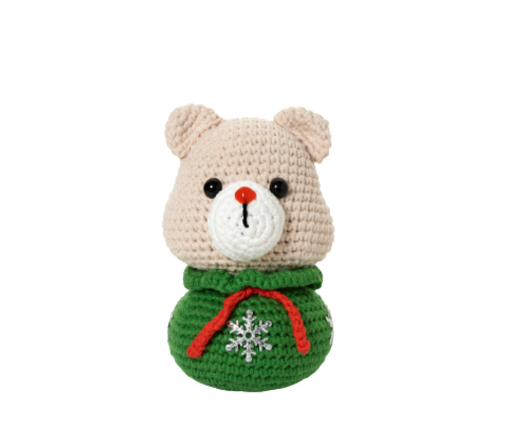 Crochet Christmas Bear
