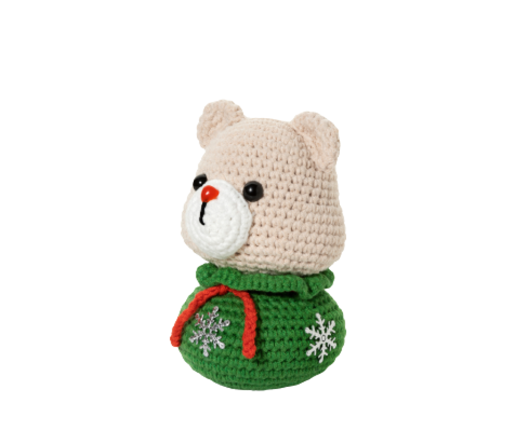 Crochet Christmas Bear