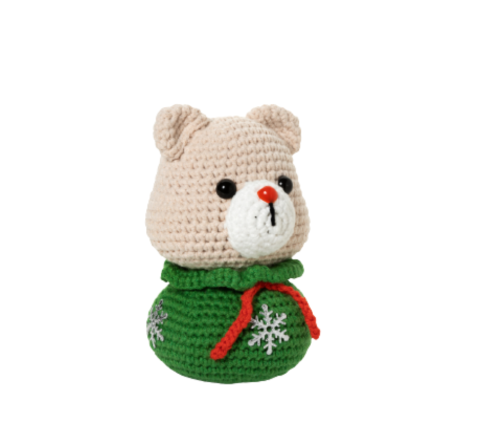 Crochet Christmas Bear
