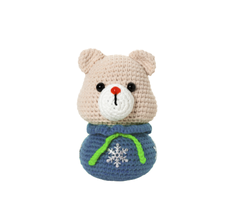 Crochet Christmas Bear
