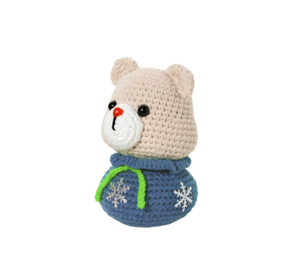 Crochet Christmas Bear