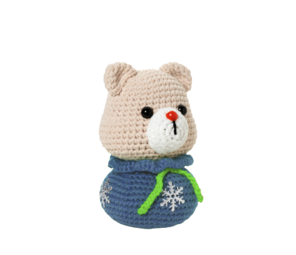 Crochet Christmas Bear