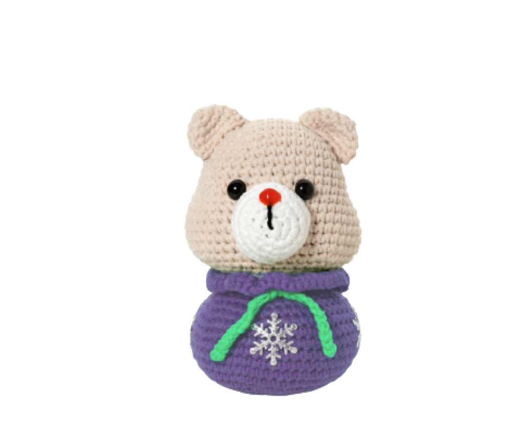 Crochet Christmas Bear