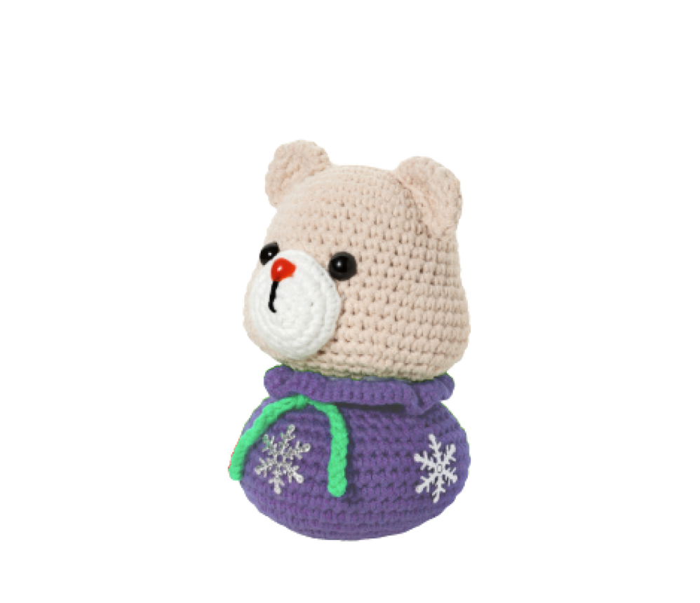 Crochet Christmas Bear