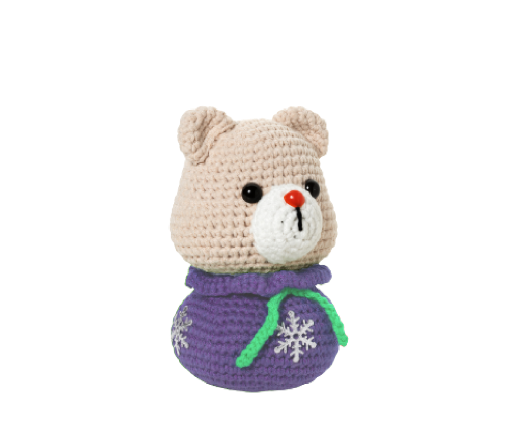 Crochet Christmas Bear