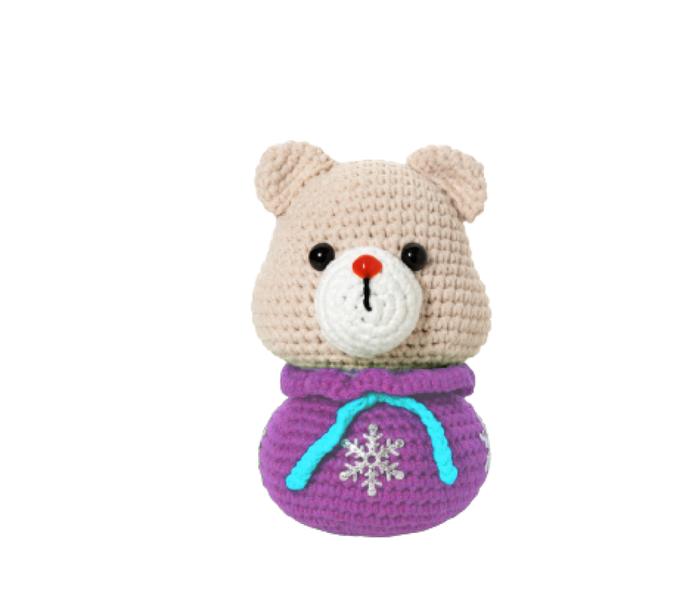 Crochet Christmas Bear