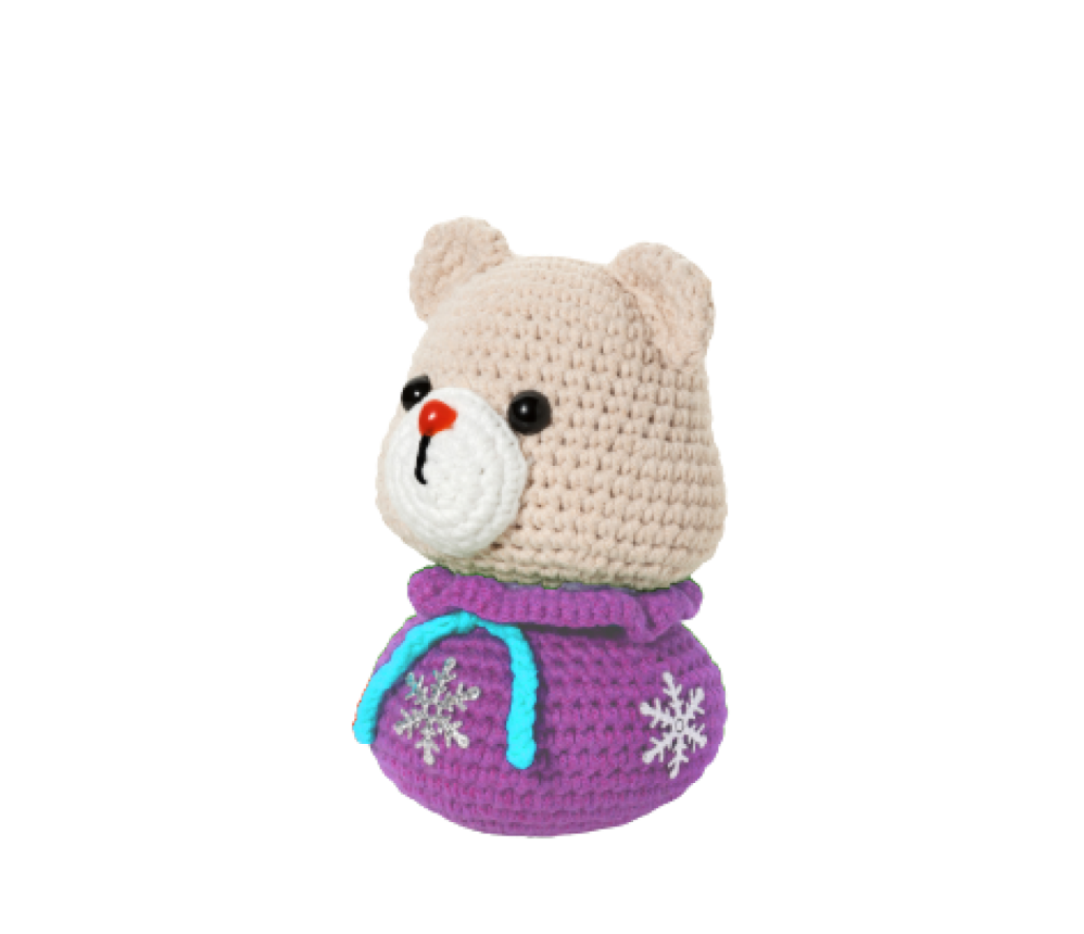 Crochet Christmas Bear