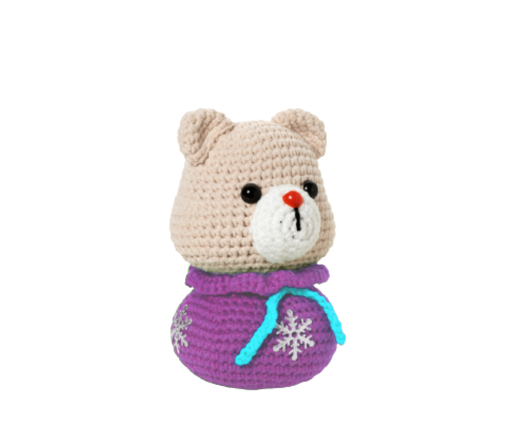 Crochet Christmas Bear