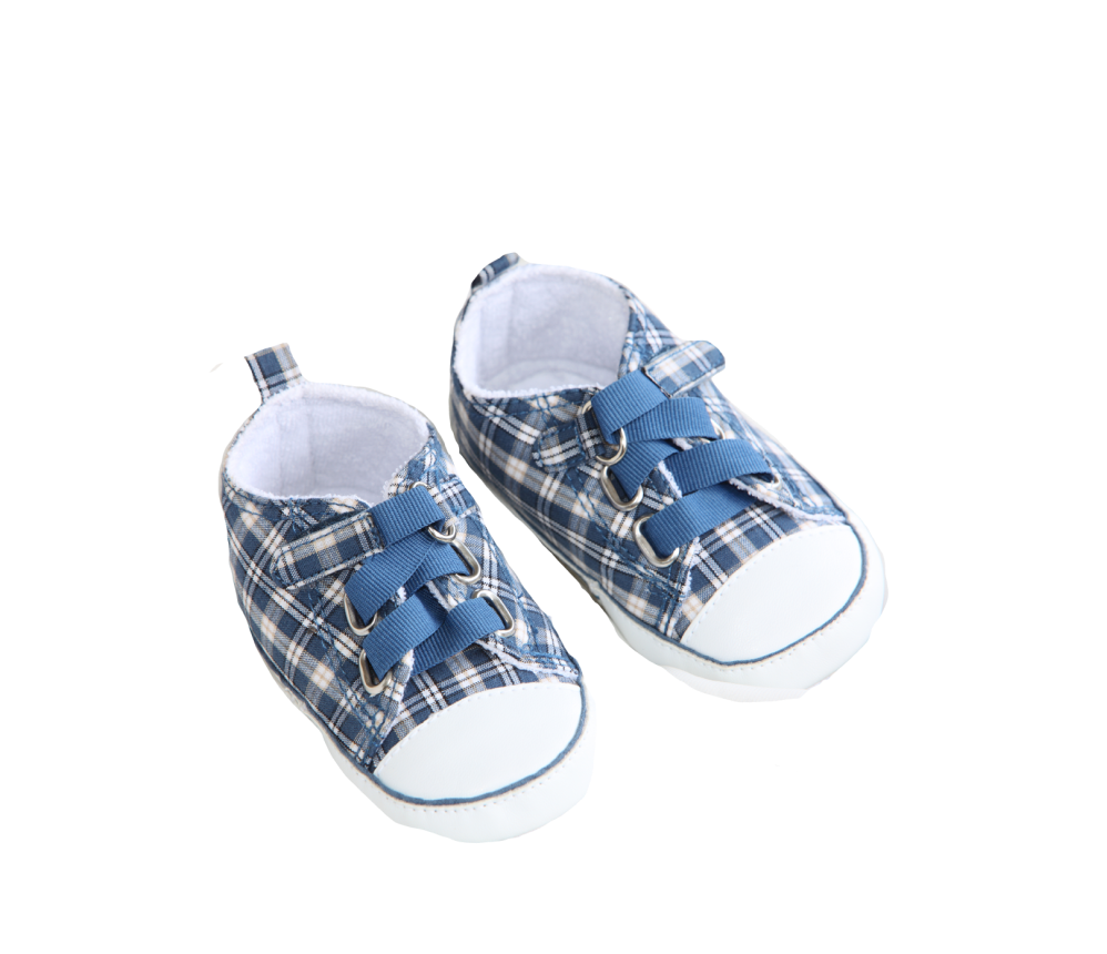 Chequered Canvas Shoes