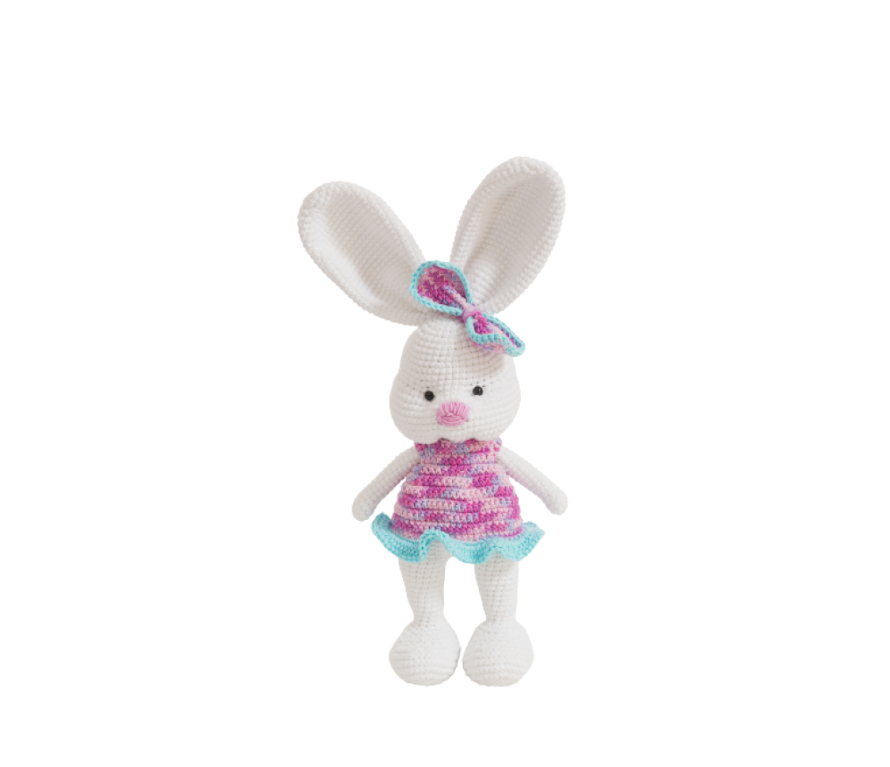 Crochet Bunny with a Bow
