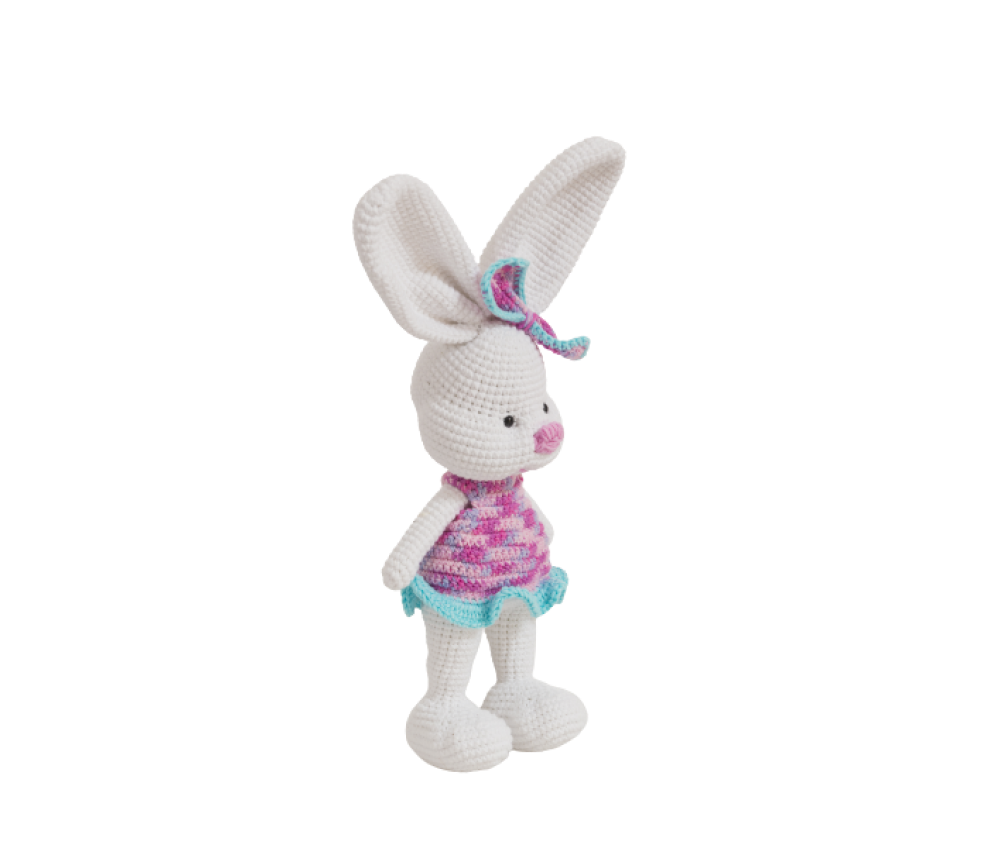 Crochet Bunny with a Bow