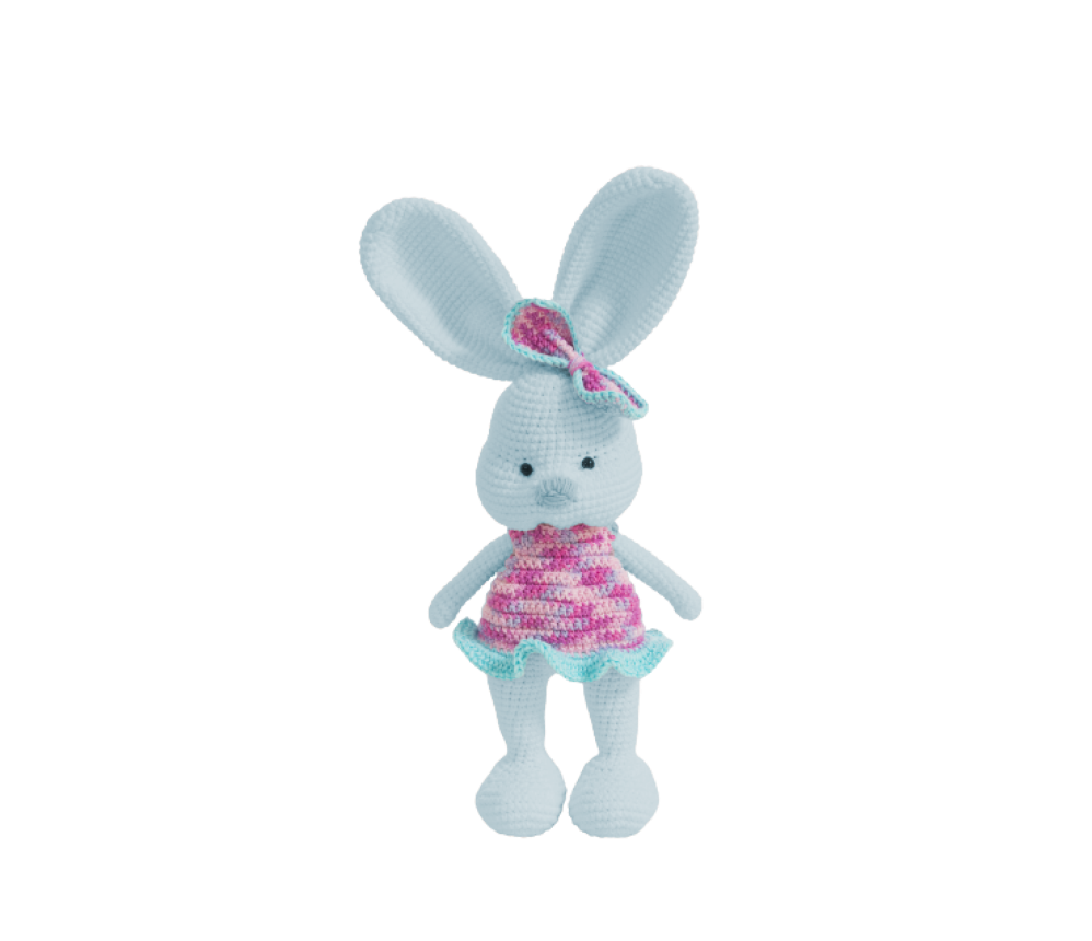 Crochet Bunny with a Bow