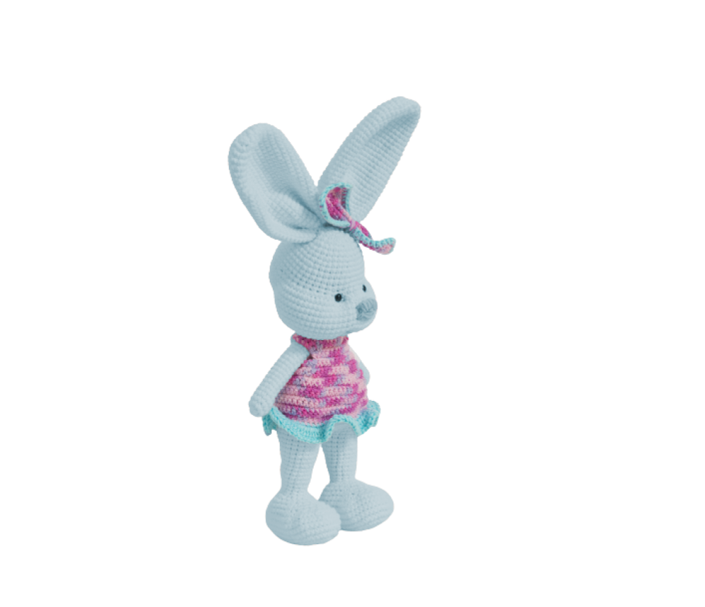 Crochet Bunny with a Bow