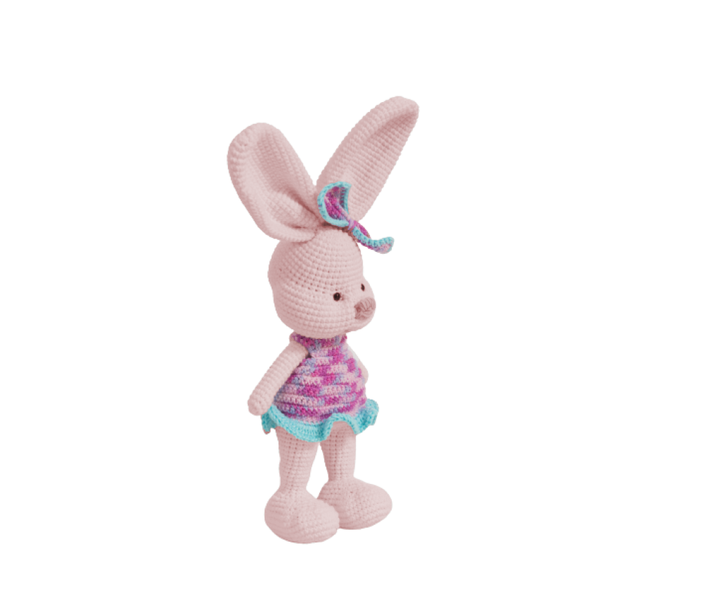 Crochet Bunny with a Bow