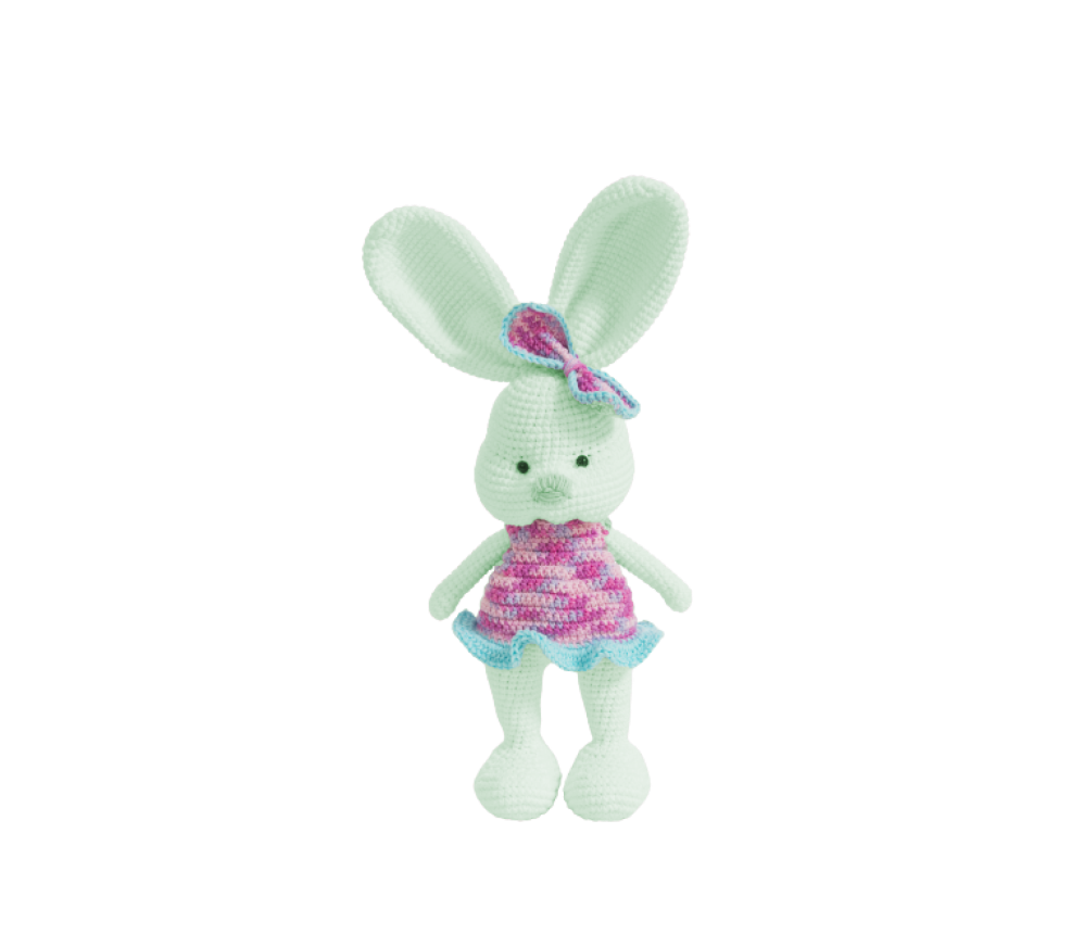 Crochet Bunny with a Bow