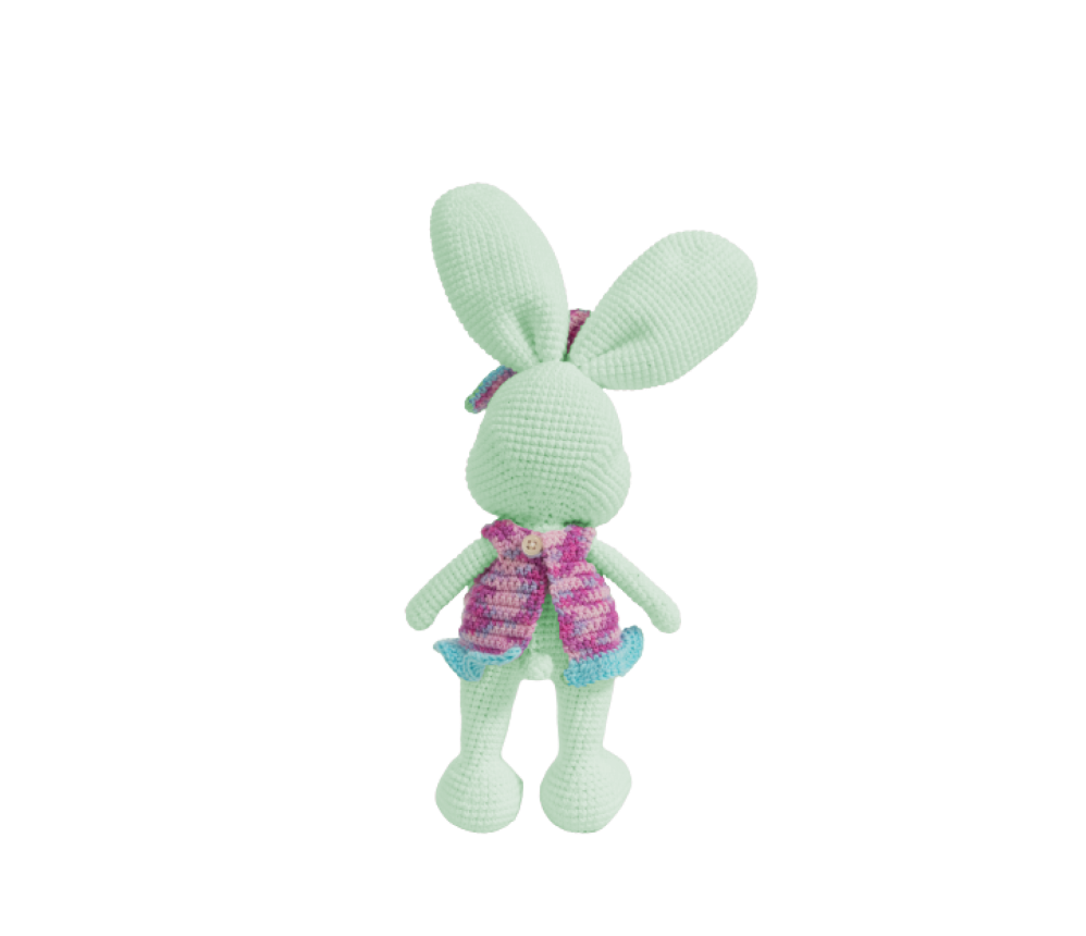 Crochet Bunny with a Bow