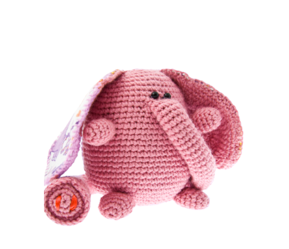 Crochet Round Elephant
