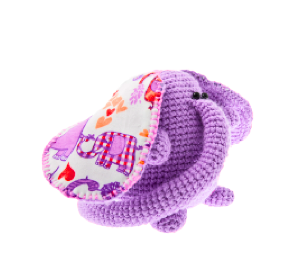 Crochet Round Elephant