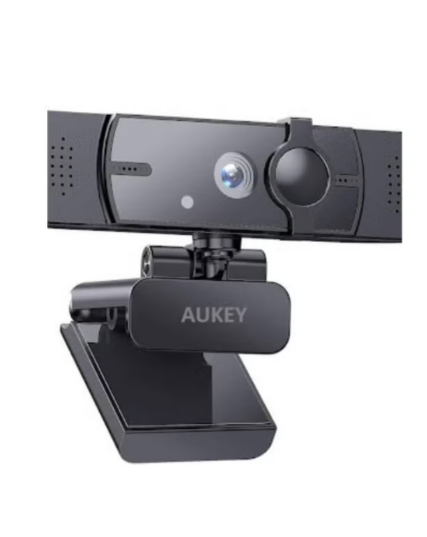 Aukey PC-LM7 1080p High-Definition Webcam with Privacy Cover Black