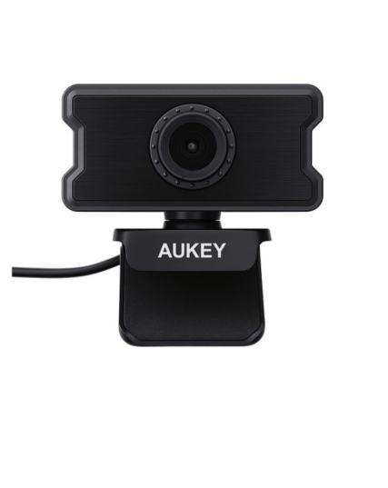 AUKEY PC-W10 1080P Webcam with Built-in Microphone, USB 2.0, Manual Focus, 30fps