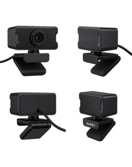 AUKEY PC-W10 1080P Webcam with Built-in Microphone, USB 2.0, Manual Focus, 30fps