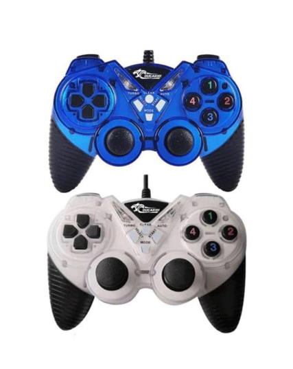 COUGAR-EGY 9082 USB Wired Double Game pad Turbo Controller with Vibration Function For PC or Laptop, 1.5 Meter